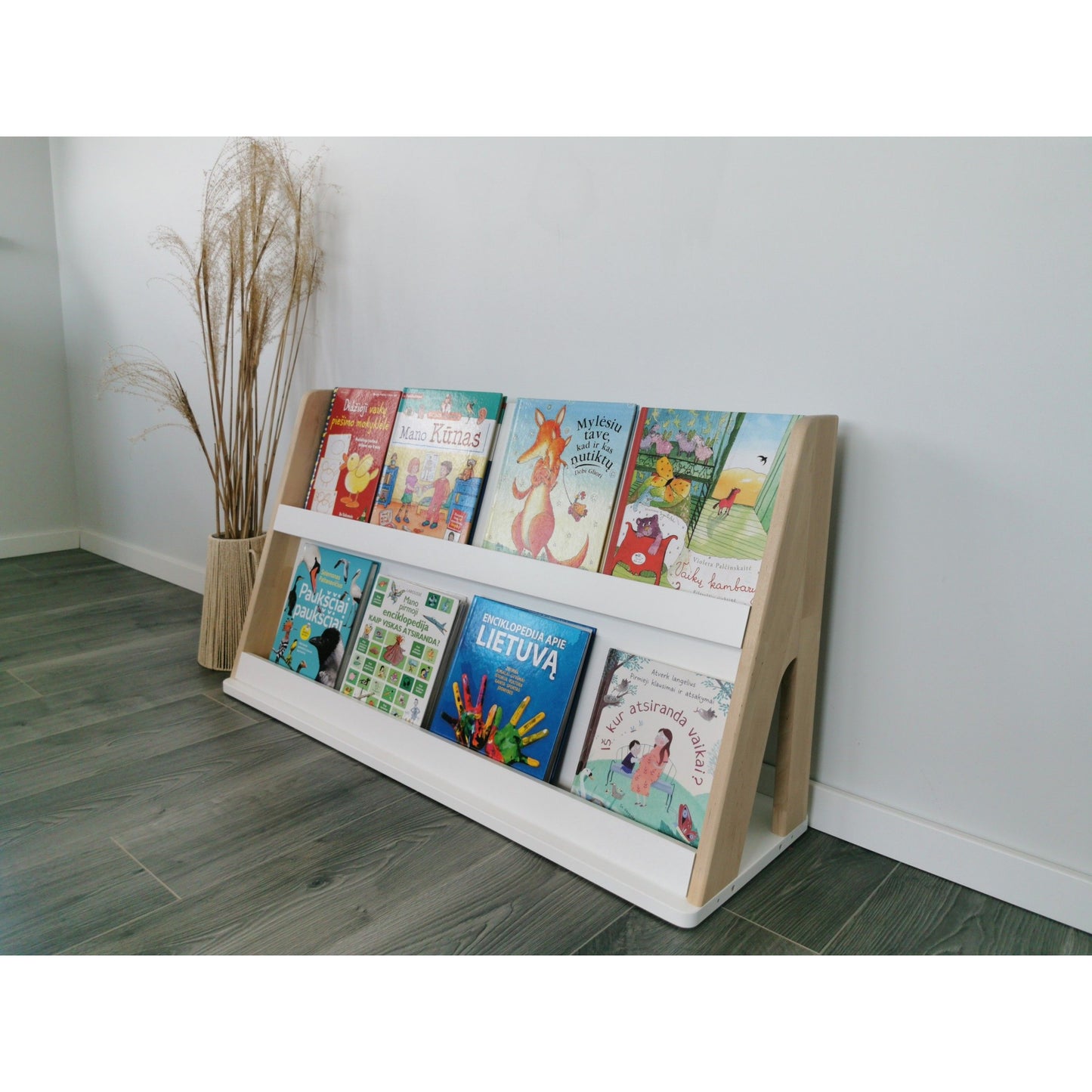 Modular Montessori Bookshelf - 2 Shelves