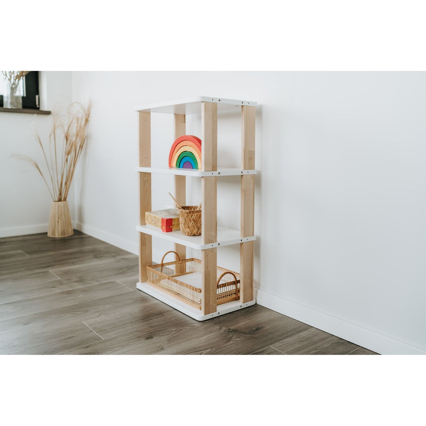 Modular Montessori Shelf Straight Mini - 4 Shelves