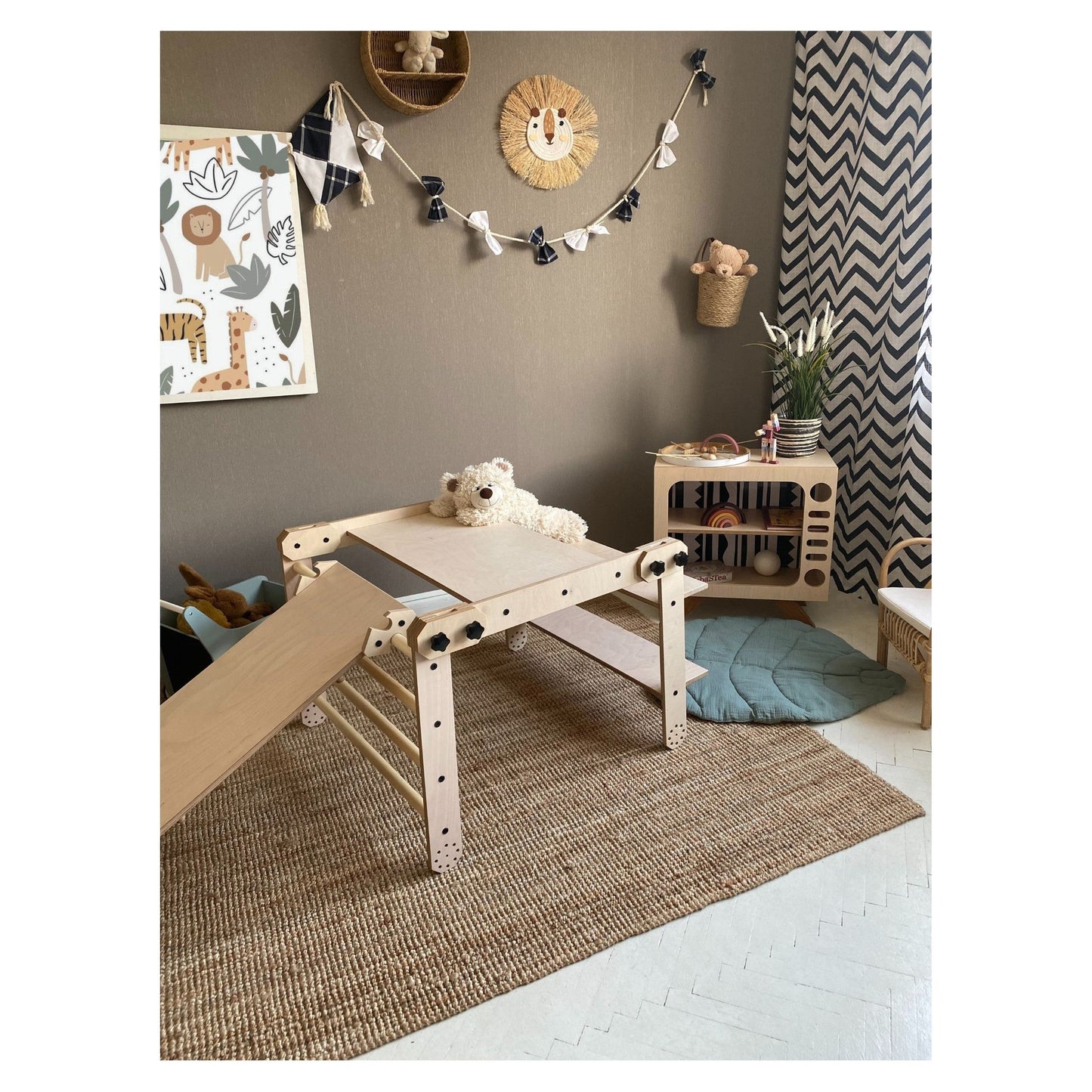 Montessori Climbing Set / Table / Drawing Board NABU