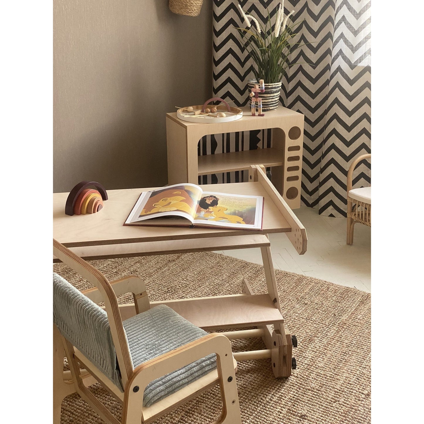 Montessori Climbing Set / Table / Drawing Board NABU