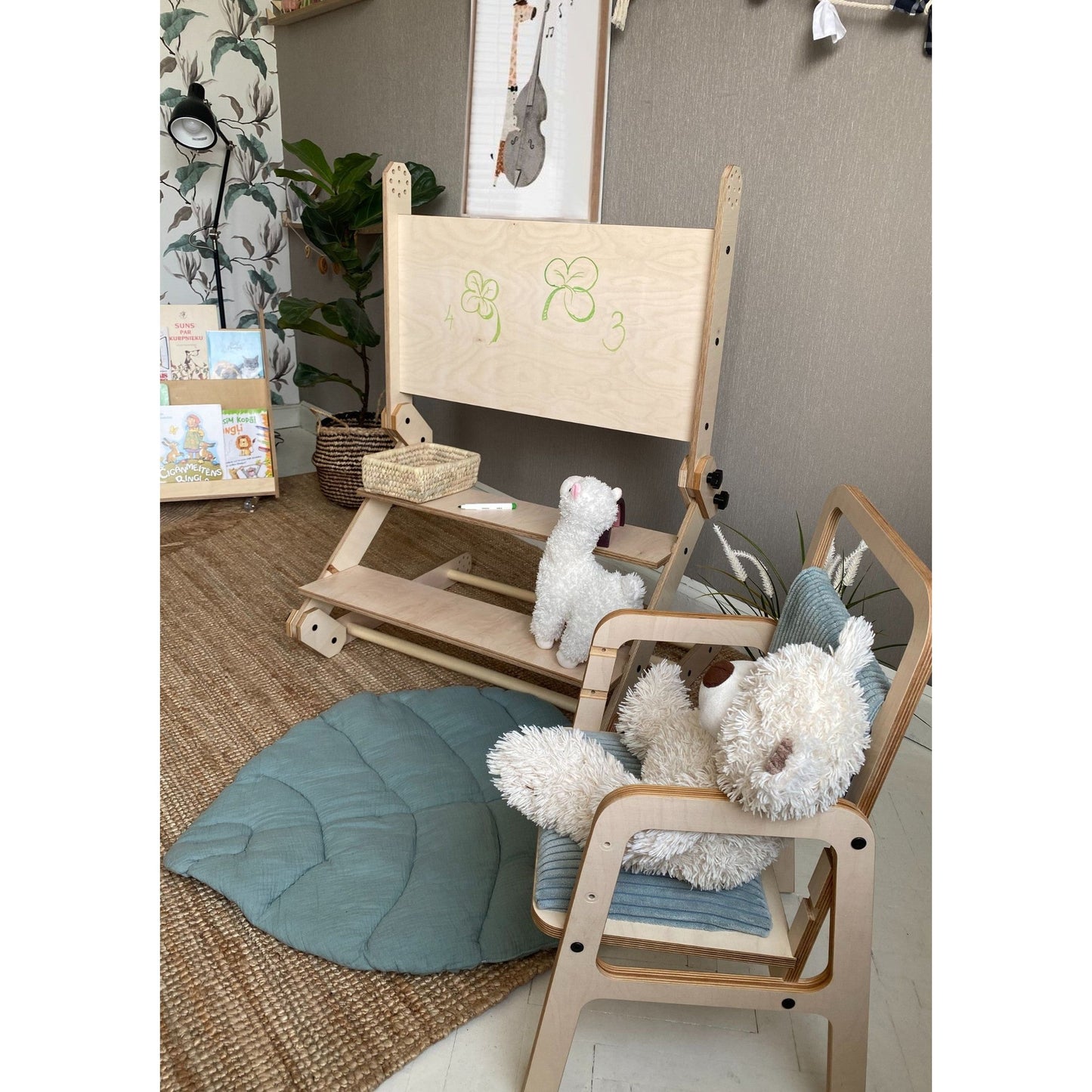 Montessori Climbing Set / Table / Drawing Board NABU