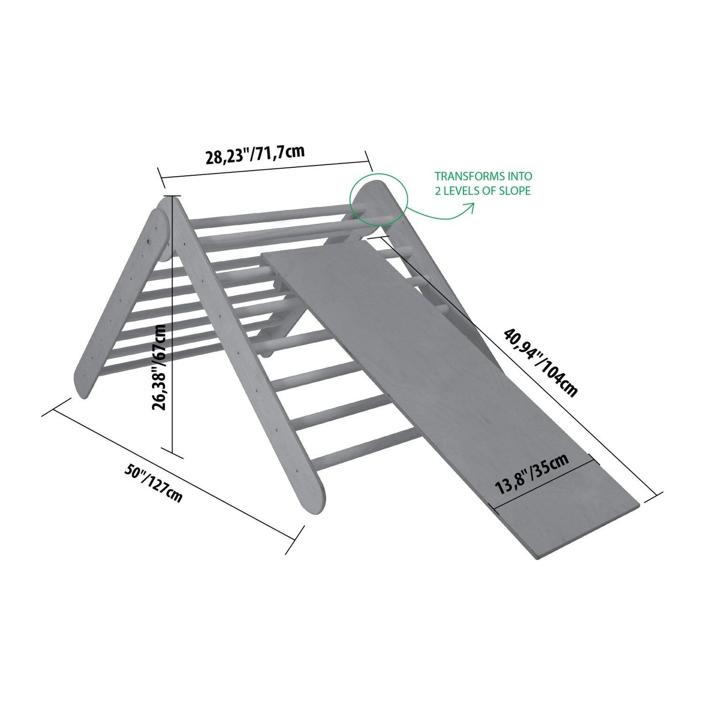 Montessori Climbing Triangle With Ramp