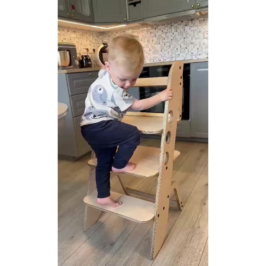 Montessori Learning Tower, Kitchen Helper, Baby High Chair - Louis