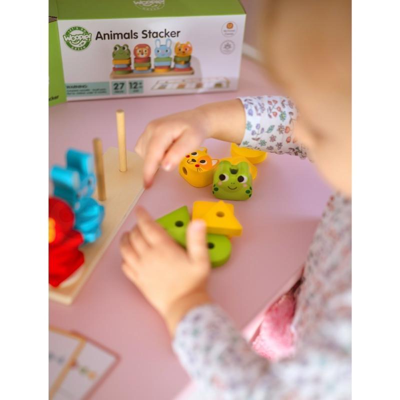 Montessori Puzzle Pyramid With Animals