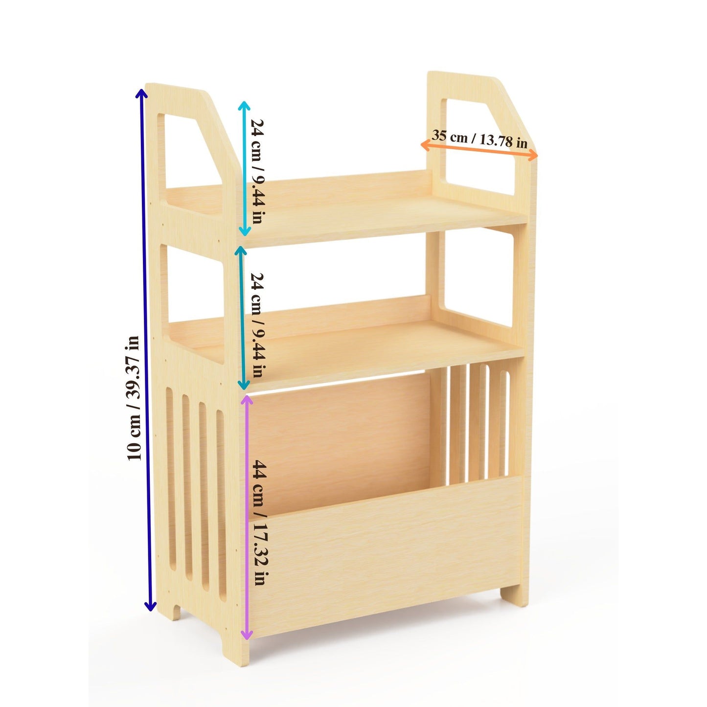 Montessori Wooden Shelf for Kids