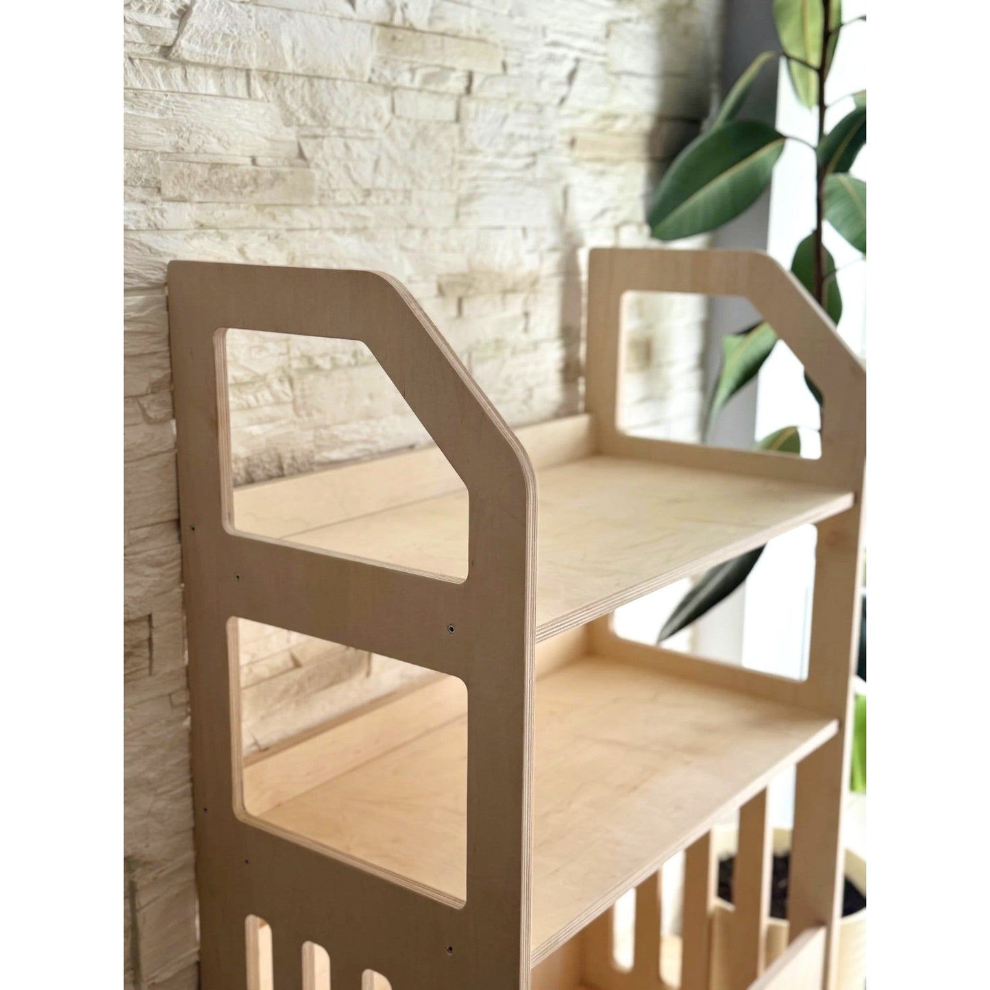 Montessori Wooden Shelf for Kids