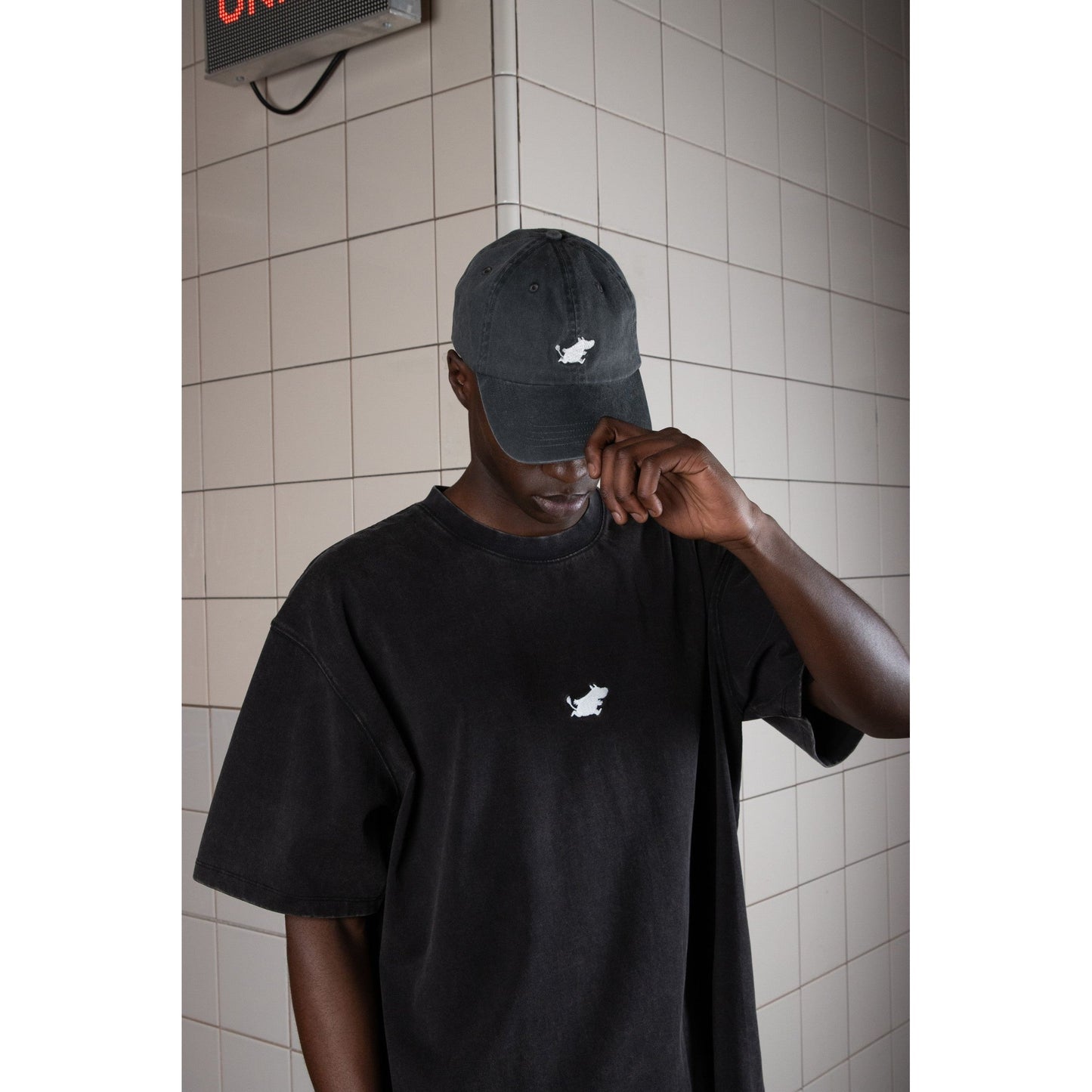 Moomin Classics Denim Dad Cap - Dark Grey