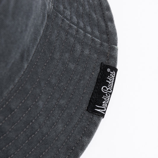 Moomin Classics Washed Denim Bucket Hat - Black