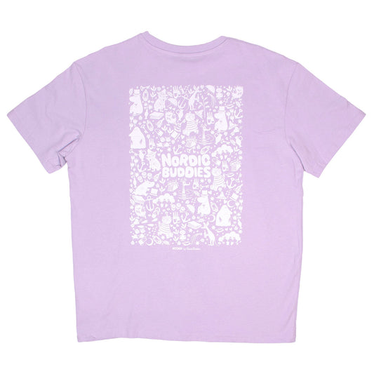 Moomin Heavy Unisex T-shirt - Lilac