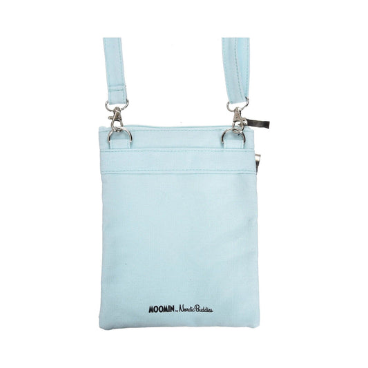 Moomins Up In The Clouds Passport/Neck Bag - Turquoise