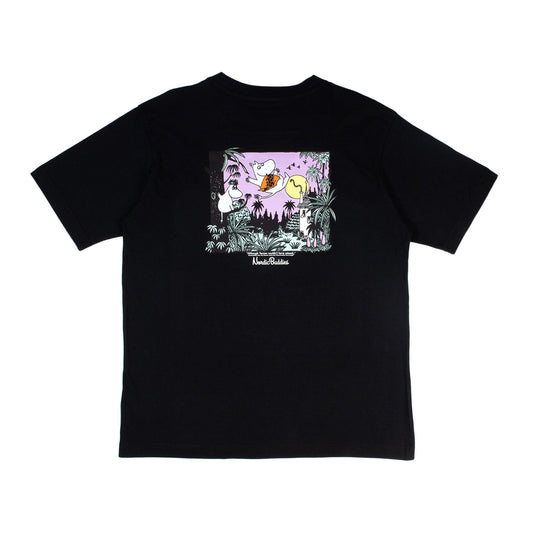Moomintroll Jungle Heavy Unisex T-shirt - Black
