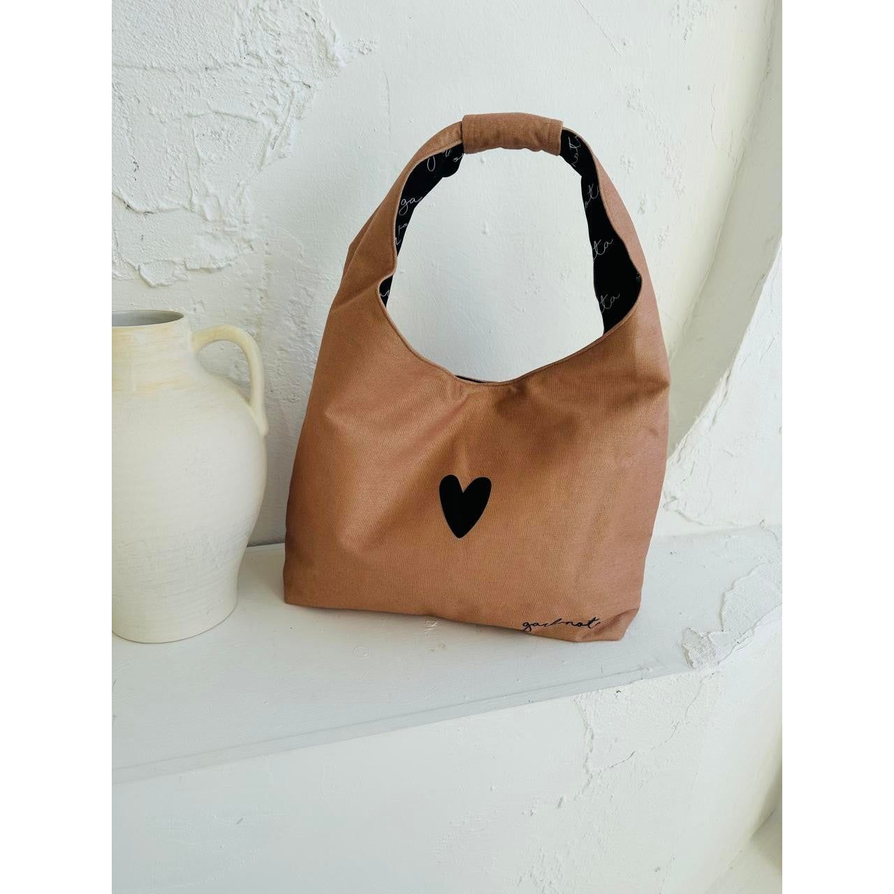 Moon Bag Heart - Cream