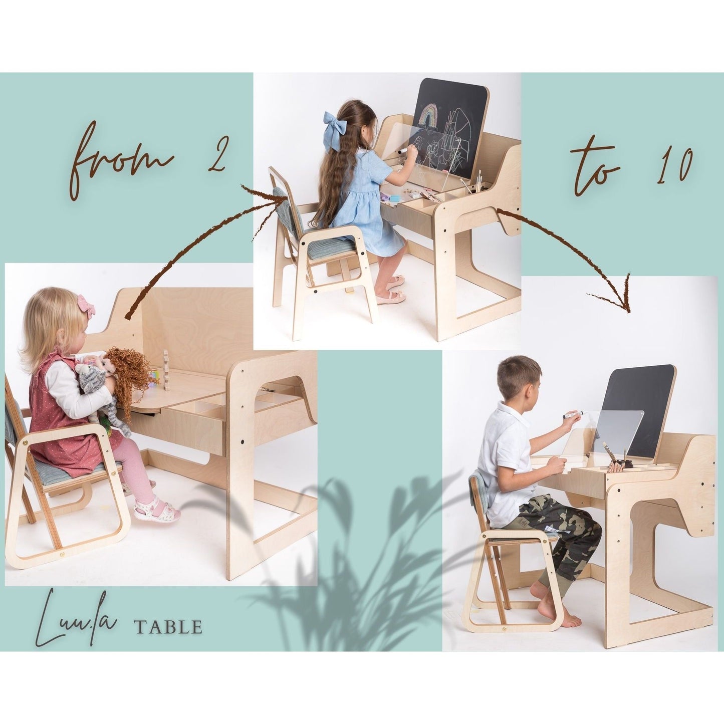 Multisensory Art Table/Desk Luula