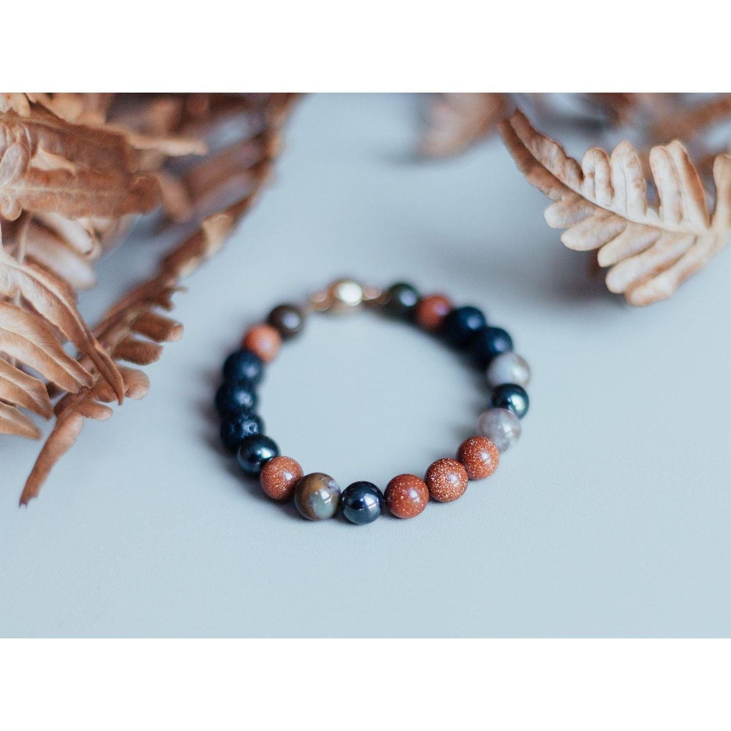Natural Lava Bracelet Magic Autumn