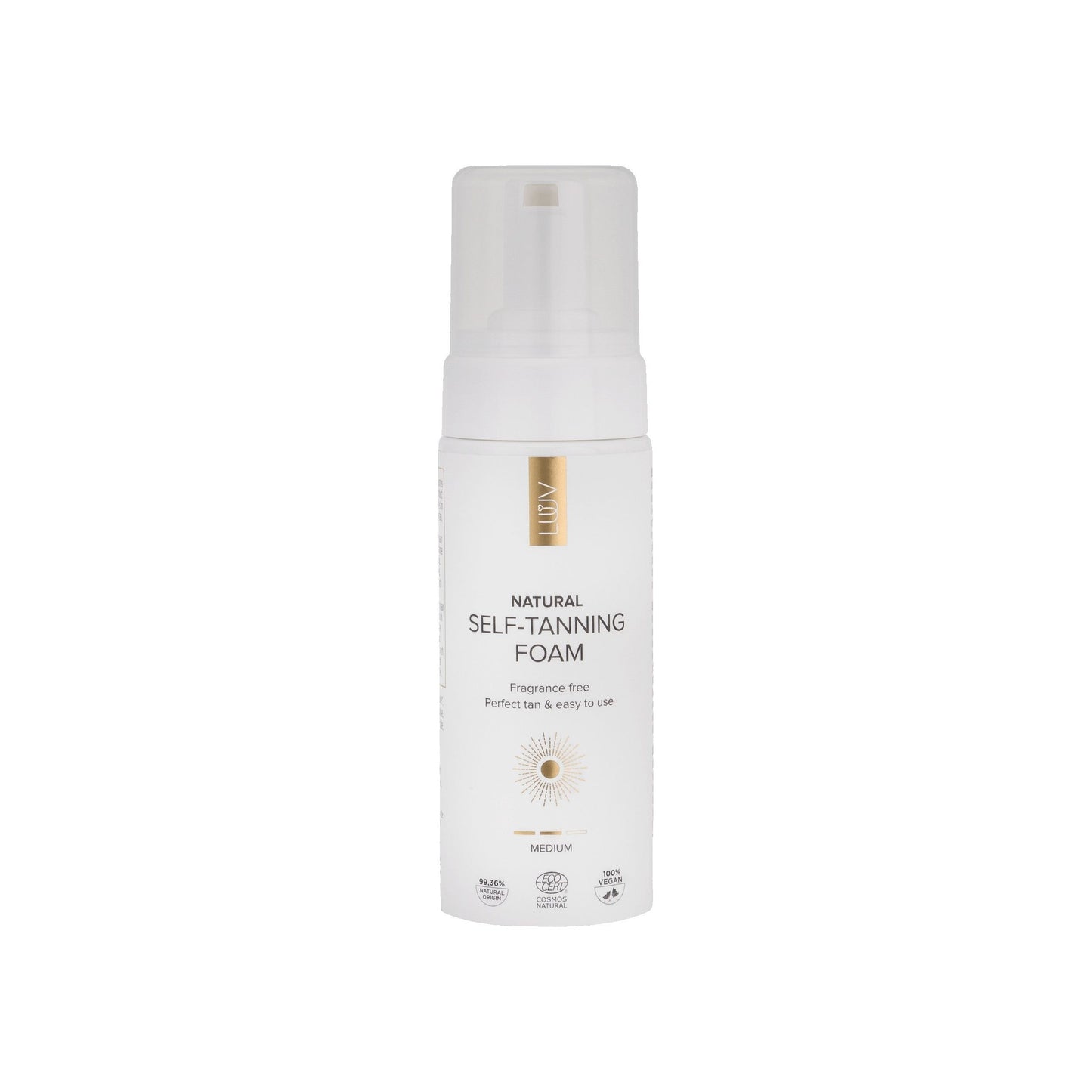 Natural Self Tanning Foam Medium COSMOS, 150ml