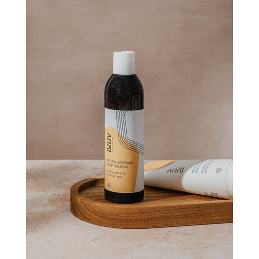 Natural Softening Honey Shampoo ja Conditioner Set