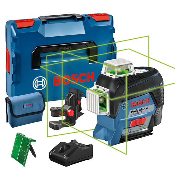 Linjalaseri Bosch GLL 3-80CG L-Boxx