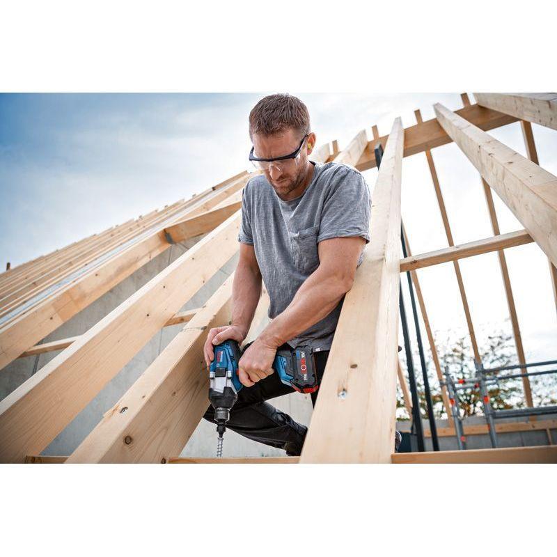 Akkumutterinväännin iskevä Bosch GDS 18V-1000 C Professional SOLO
