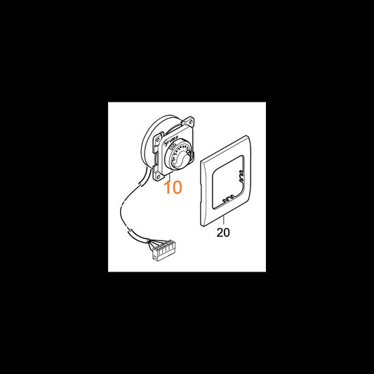 Truma ohjauspaneeli, pinta-asennettava, TEB-3 , johto 2,5 m