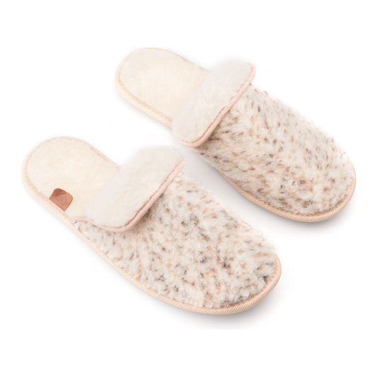Lambswool slippers Pähni - Beige