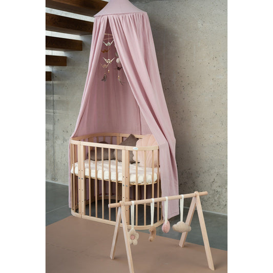 Organic Cotton Canopy - Baby Pink