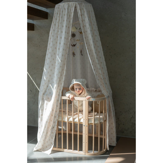 Organic Cotton Canopy - Boho Flowers