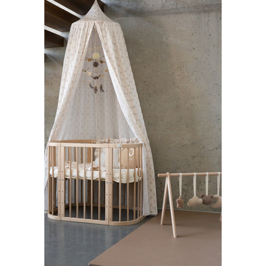 Organic Cotton Canopy - Boho Flowers