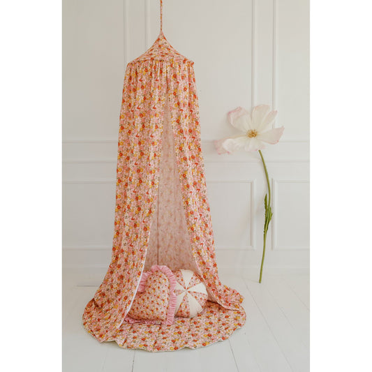 Organic Cotton Canopy - Spring Garden