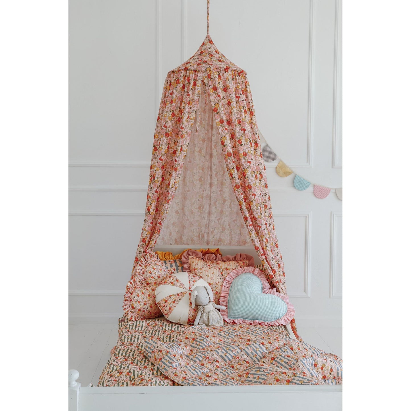 Organic Cotton Canopy - Spring Garden