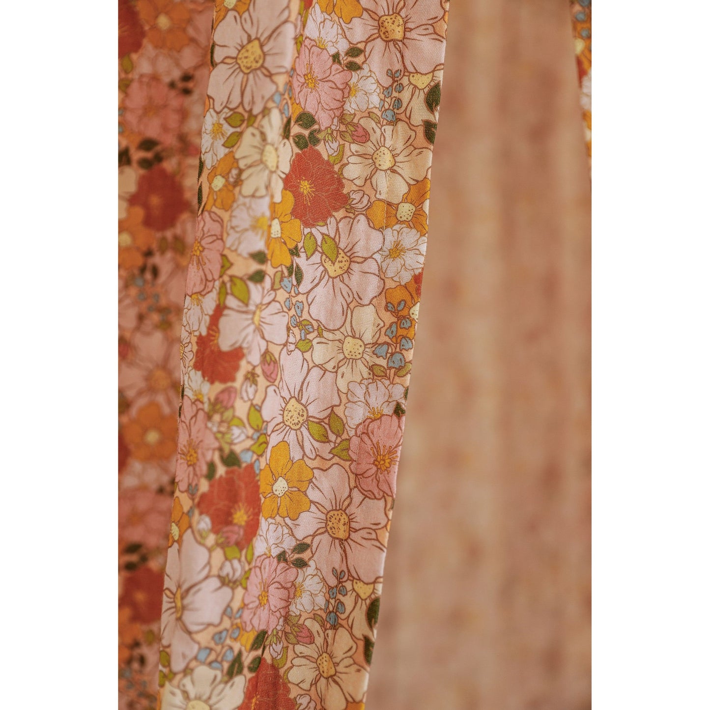 Organic Cotton Canopy - Spring Garden
