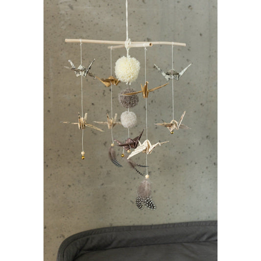 Origami Nursery Mobile - Gold Dust