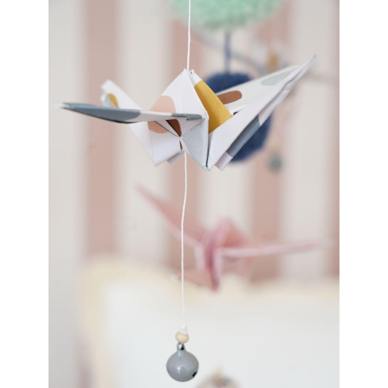 Origami Nursery Mobile - Pastel Colors