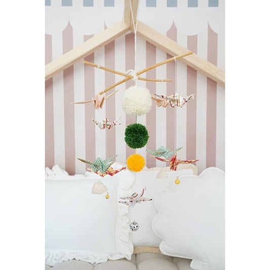 Origami Nursery Mobile - Vintage Vibe