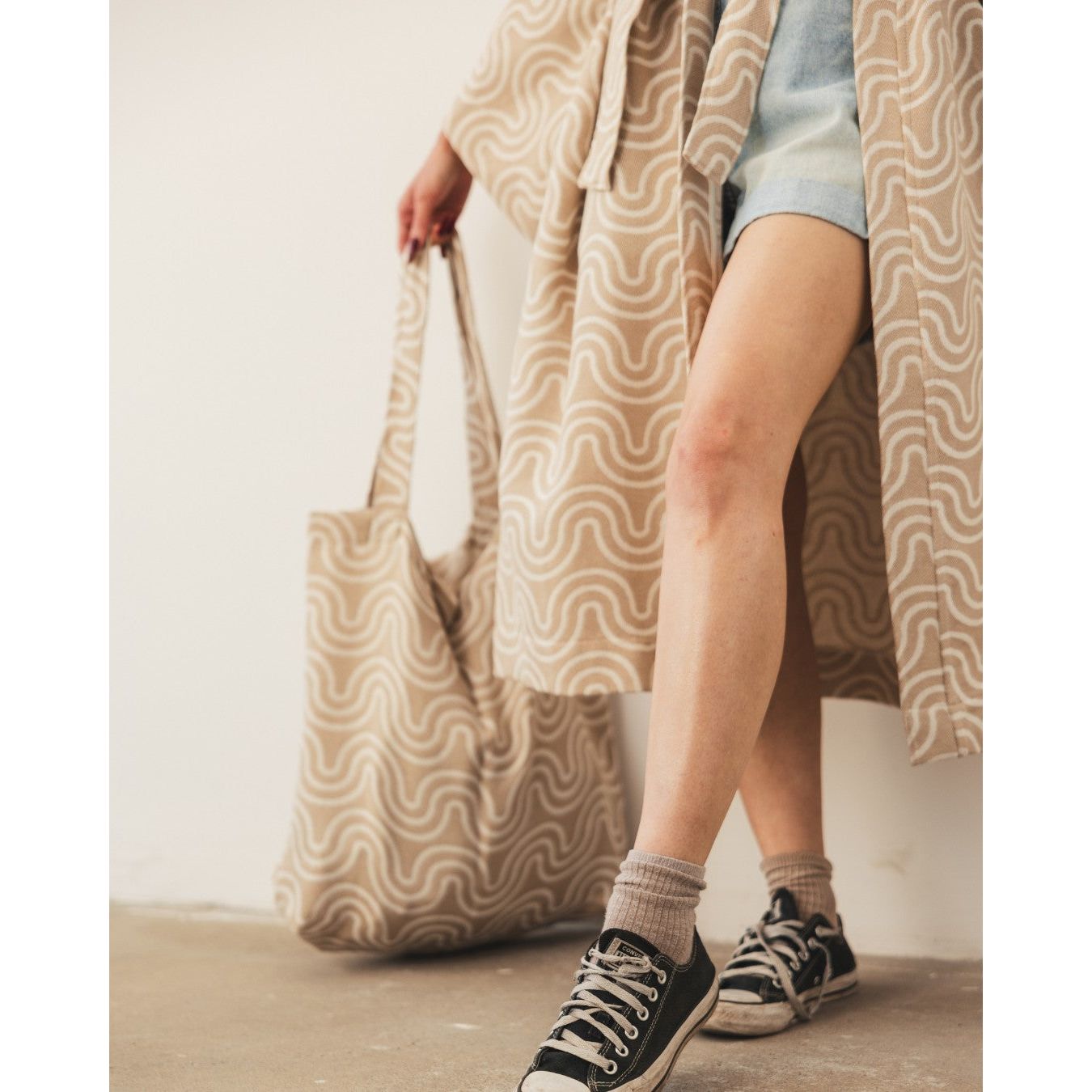 Bamboo Kimono for Women - Sand