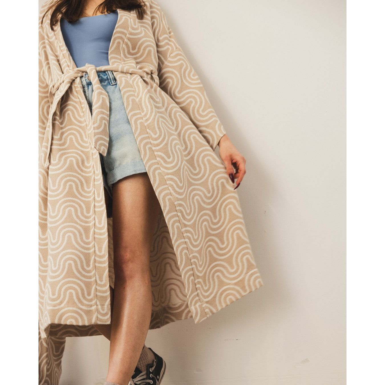 Bamboo Kimono for Women - Sand