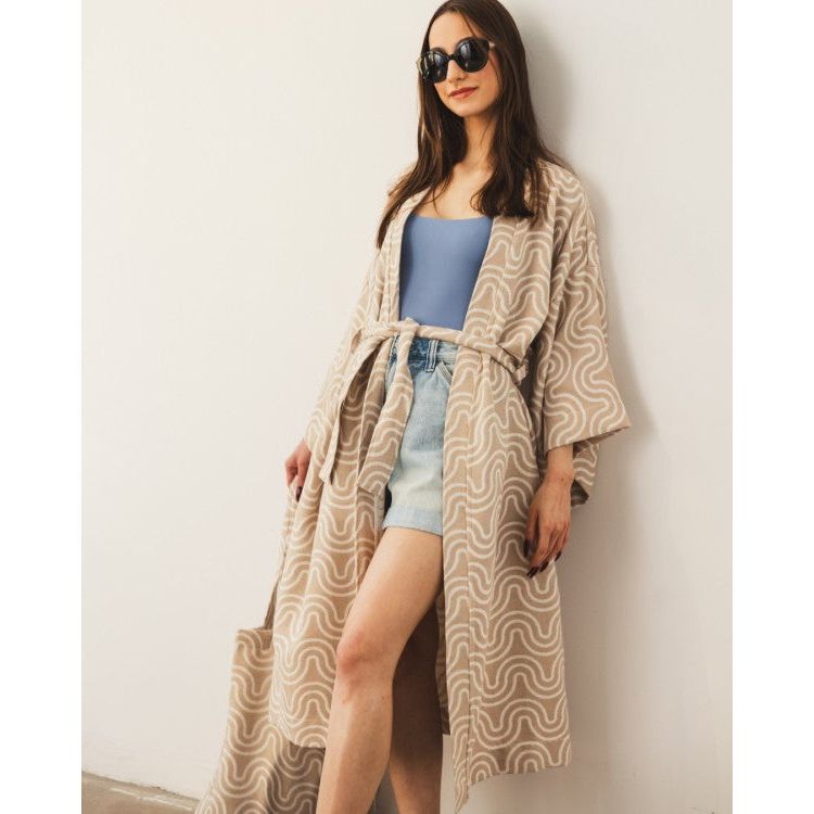 Bamboo Kimono for Women - Sand
