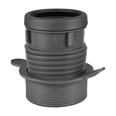 LIITOSKAPPALE TPE FALUPLAST 75mm PVC/PP-VALUR. 93-100mm 2371176 | 2371176 | 7392791830199 | FALUPLAST | Kotikauppa