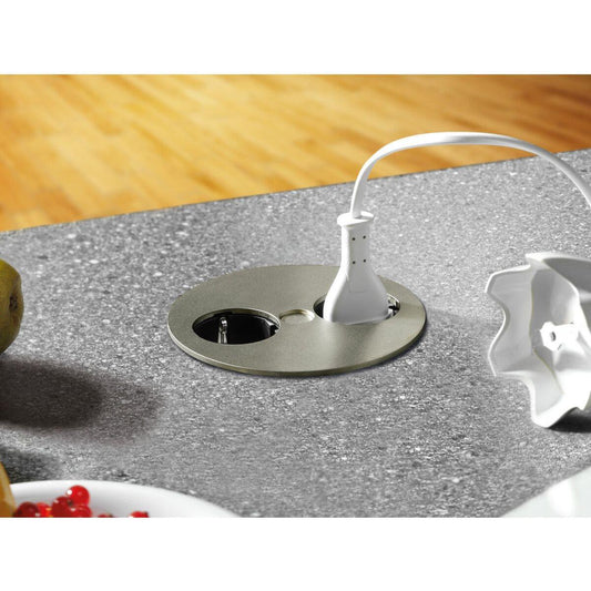 Pistorasiayksikkö Bachmann Twist ruostumaton teräs