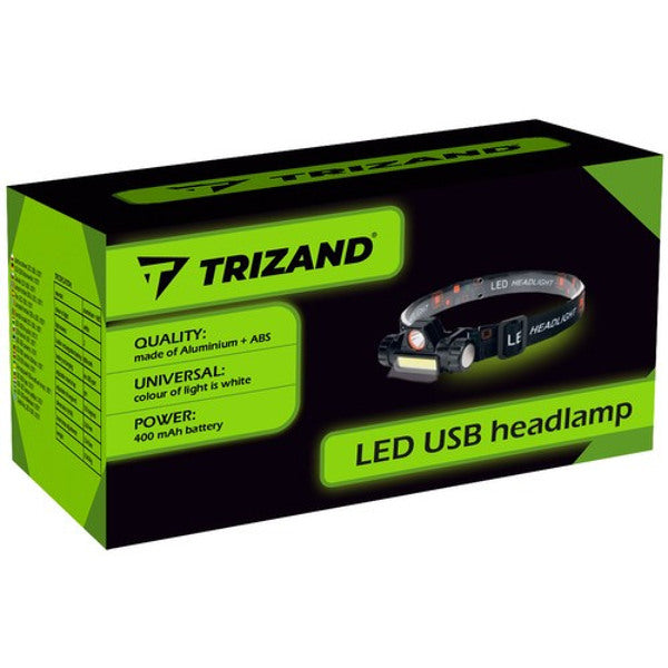 LED USB Ladattava otsalamppu