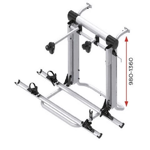 Polkupyöräteline Lift Short 12 V. Korkeus 830-1210 mm