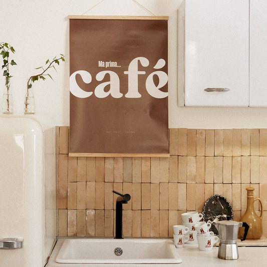 Poster 50x70 cm - Cafe