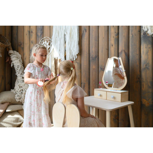 Princess Beauty Table with Mirror - Tulip