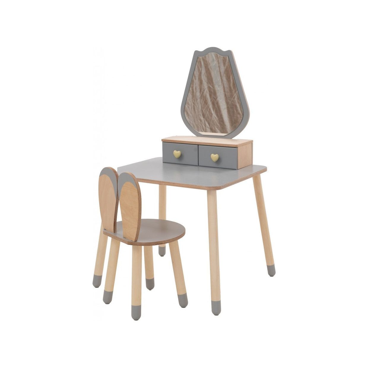Princess Beauty Table with Mirror - Tulip