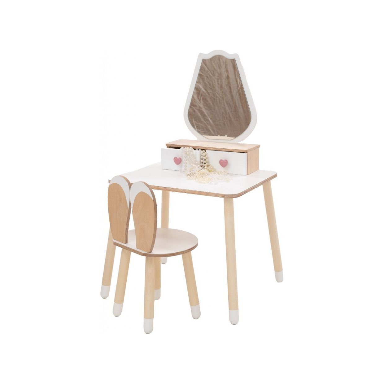 Princess Beauty Table with Mirror - Tulip