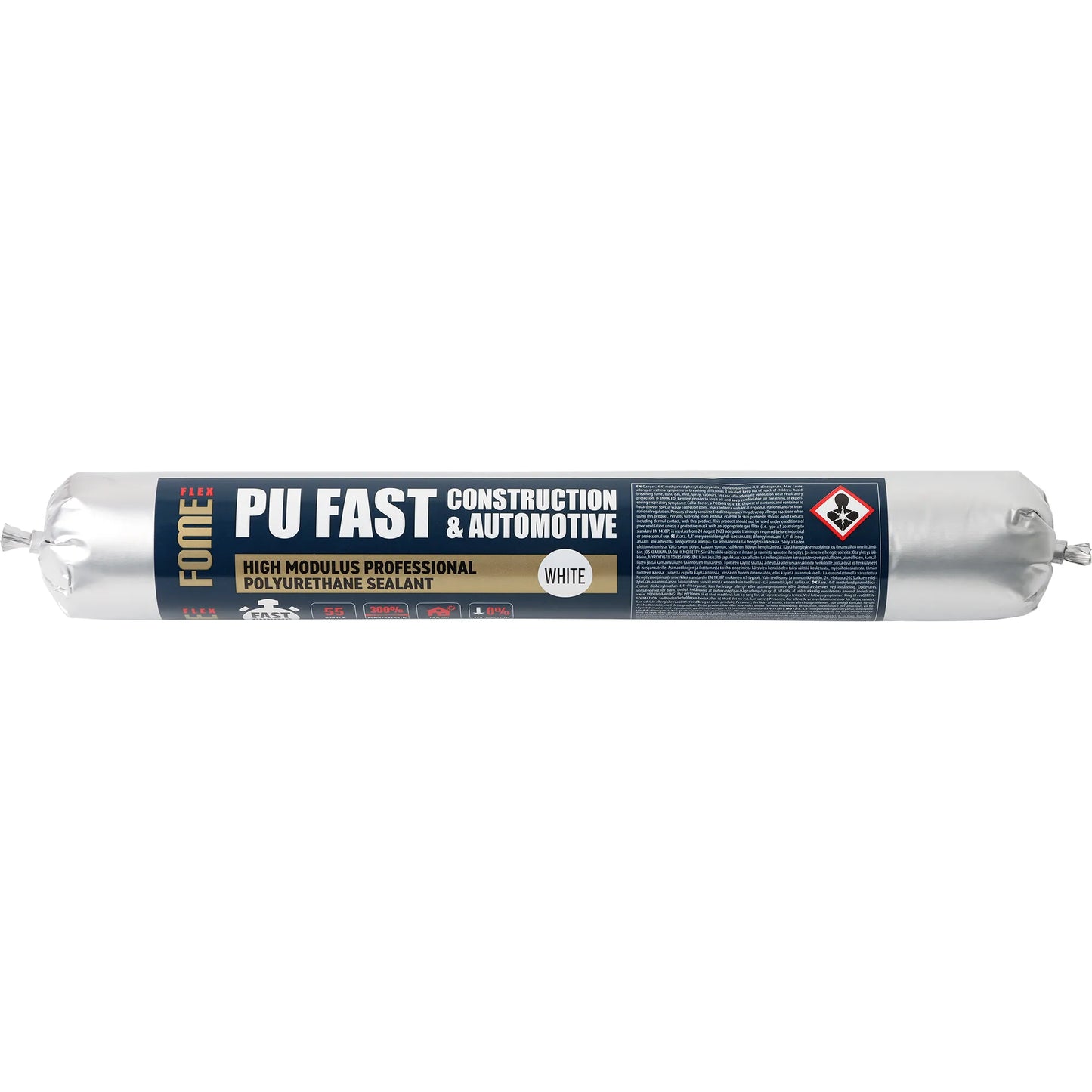 Fome Flex polyuretaaniliima- ja tiivistemassa Pu Fast, harmaa 600 ml | 142062 | 4772012009710 | Kotikauppa |