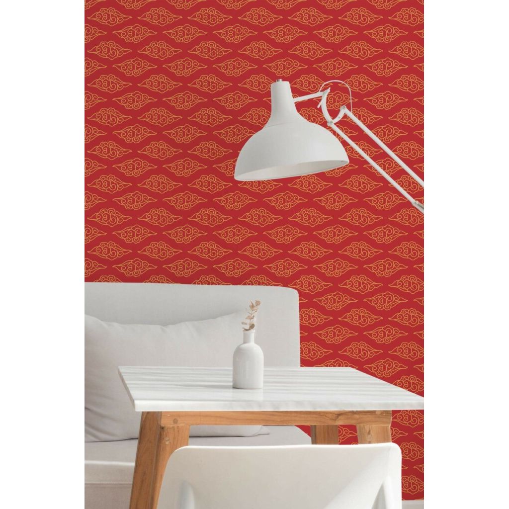 Red china pattern (itseliimautuva)