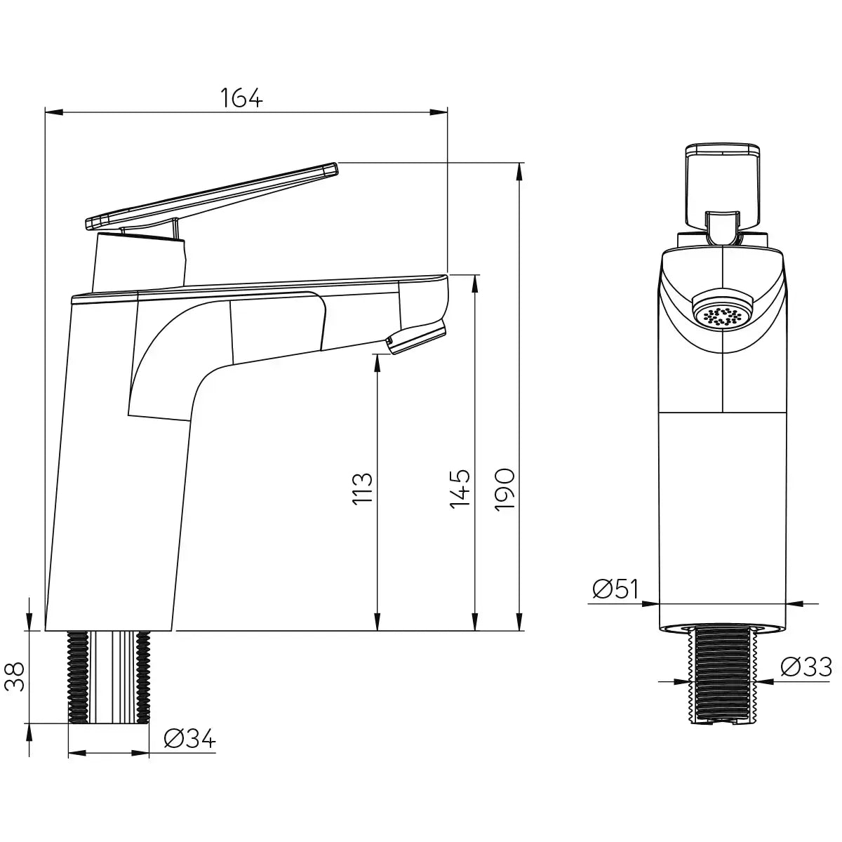 Reich vipusekoitushana Vector E5 176 x 163 mm