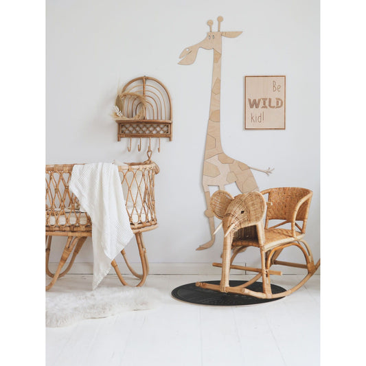 Safari Giraffe – Wooden Wall Decoration