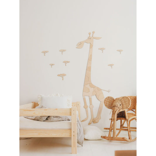 Safari Giraffe – Wooden Wall Decoration