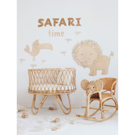 Safari Lion – Wooden Wall Decoration
